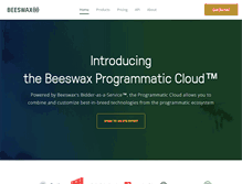 Tablet Screenshot of beeswax.com